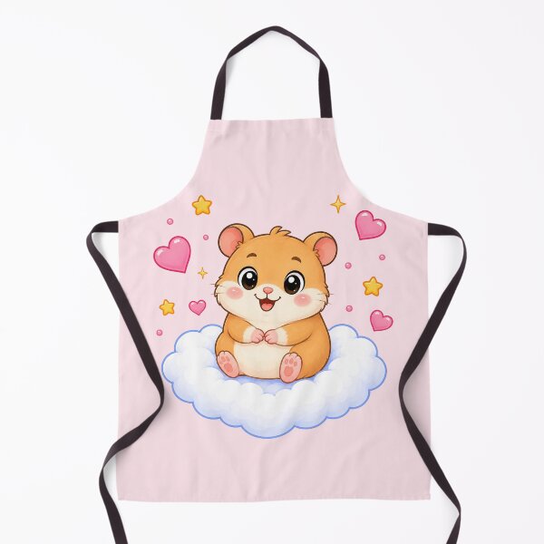 Item preview, Cute Hamster on a Heart Cloud designed and sold by Seculinator.
