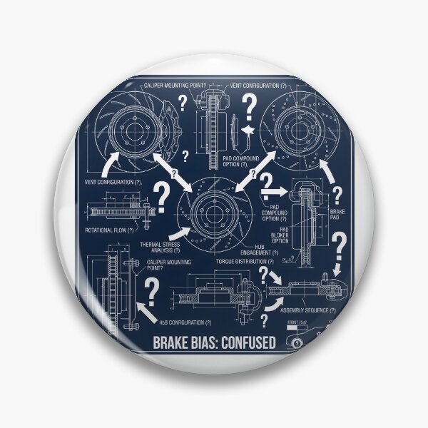 Item preview, Brake Bias Confused - Sim Racing Humor designed and sold by GarageGraphics.