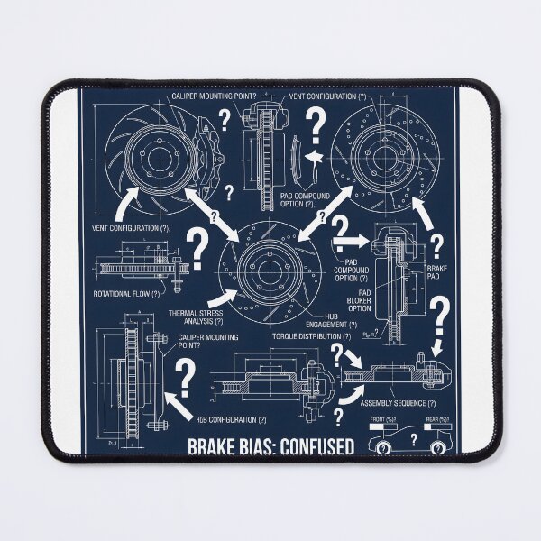 Item preview, Brake Bias Confused - Sim Racing Humor designed and sold by GarageGraphics.