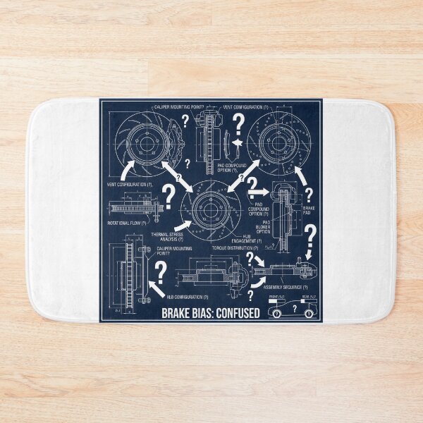 Item preview, Brake Bias Confused - Sim Racing Humor designed and sold by GarageGraphics.