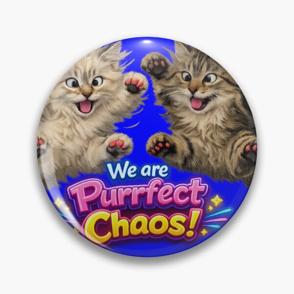 Item preview, We Are Purrfect Chaos Cats Dark Blue designed and sold by ptchris65.