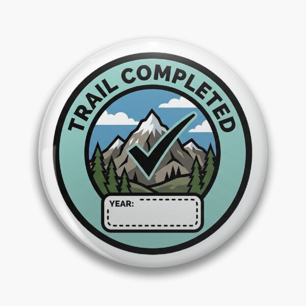 Item preview, Adventure Awaits Vintage Badge Mountain Completed Check designed and sold by Yellowriversss.