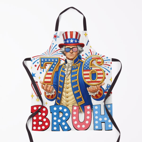 Item preview, 76 BRUH Funny George Washington 1776 Patriotic Independence Day designed and sold by varin-studio.