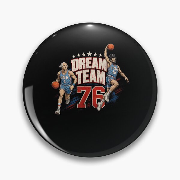 Item preview, Dream Team 76 USA Basketball George Washington Abraham Lincoln Olympic Tribute designed and sold by KAWKAW-DRHM.