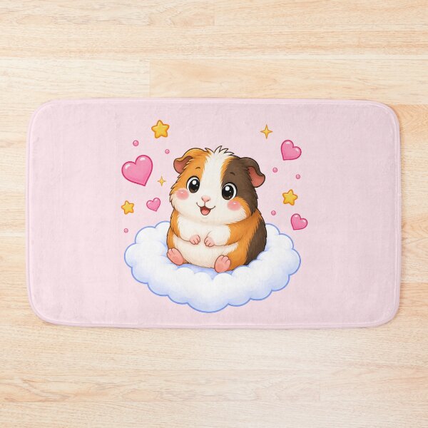 Item preview, Cute Guinea Pig on a Heart Cloud designed and sold by Seculinator.