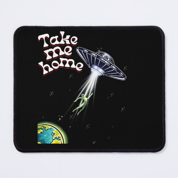 Item preview, Take Me Home - Funny UFO Alien Abduction Retro Space Design designed and sold by Velorand.