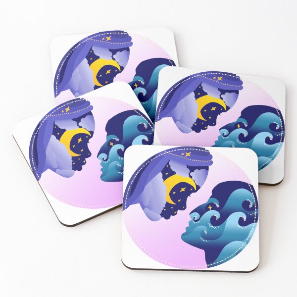 Item preview, Moon and Ocean Love designed and sold by Deathtomorrow .