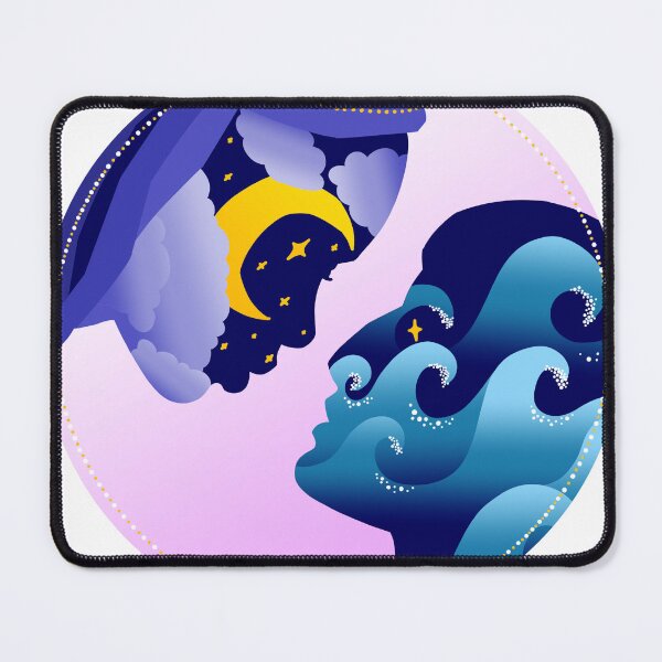 Item preview, Moon and Ocean Love designed and sold by Deathtomorrow .