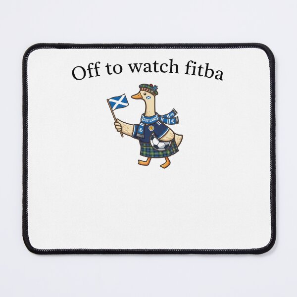 Item preview, Off To Watch Fitba Scottish Duck Soccer Football Sports Lover designed and sold by KAWKAW-DRHM.