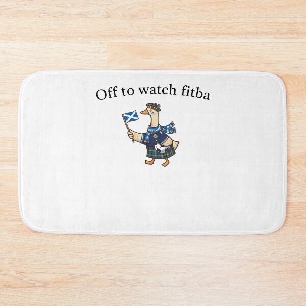 Item preview, Off To Watch Fitba Scottish Duck Soccer Football Sports Lover designed and sold by KAWKAW-DRHM.