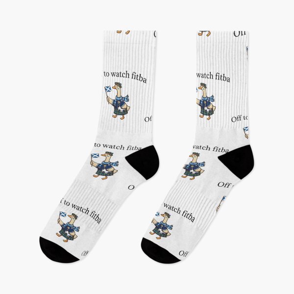 Item preview, Off To Watch Fitba Scottish Duck Soccer Football Sports Lover designed and sold by KAWKAW-DRHM.