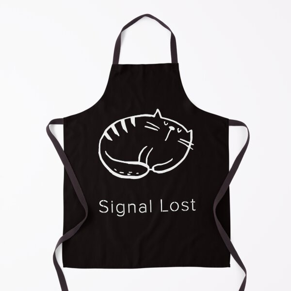 Item preview, Signal Lost Sleeping Cat Minimalist Design designed and sold by ContigoART.