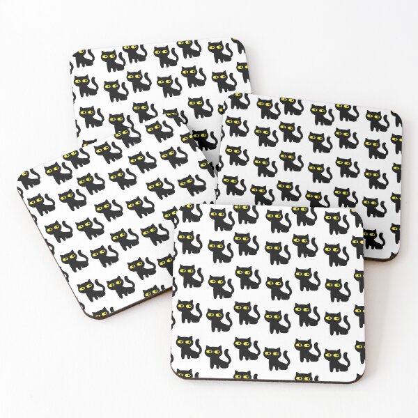 Item preview, Cute Black Cat Pattern designed and sold by Dreamy fantasy design.