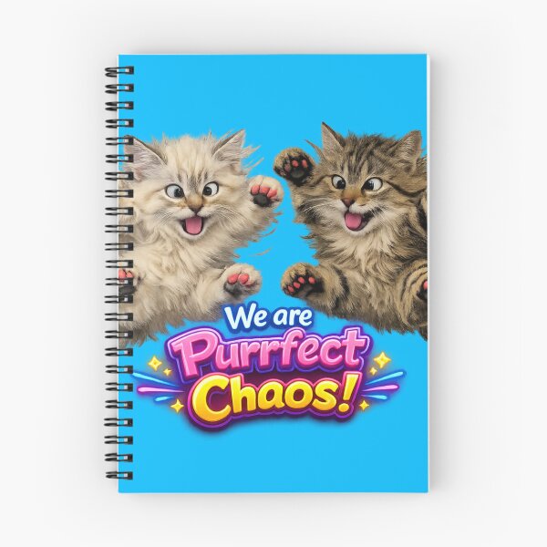 Item preview, We Are Purrfect Chaos Cats Light Blue designed and sold by ptchris65.