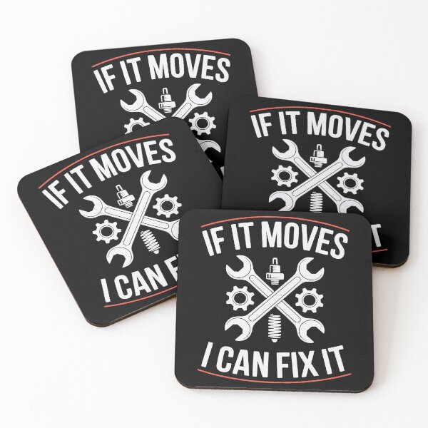 Item preview, If It Moves I Can Fix It designed and sold by Yogameditasi.