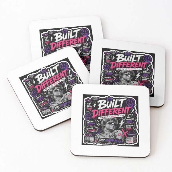 Item preview, Built Different | Gen Z Motivation & Success Mindset Sticker designed and sold by Ananyamalik12.