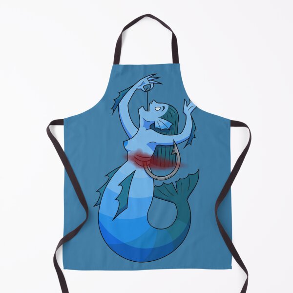 Item preview, Mermaid swallowing a fishhook designed and sold by selkaycik.