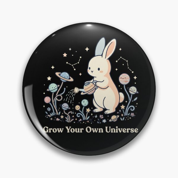Item preview, Grow Your Own Universe Cute Space Bunny designed and sold by Dogandesighn.