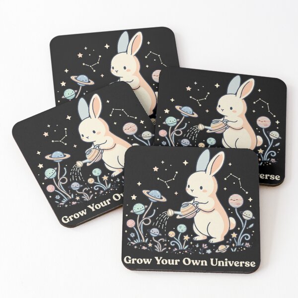 Item preview, Grow Your Own Universe Cute Space Bunny designed and sold by Dogandesighn.