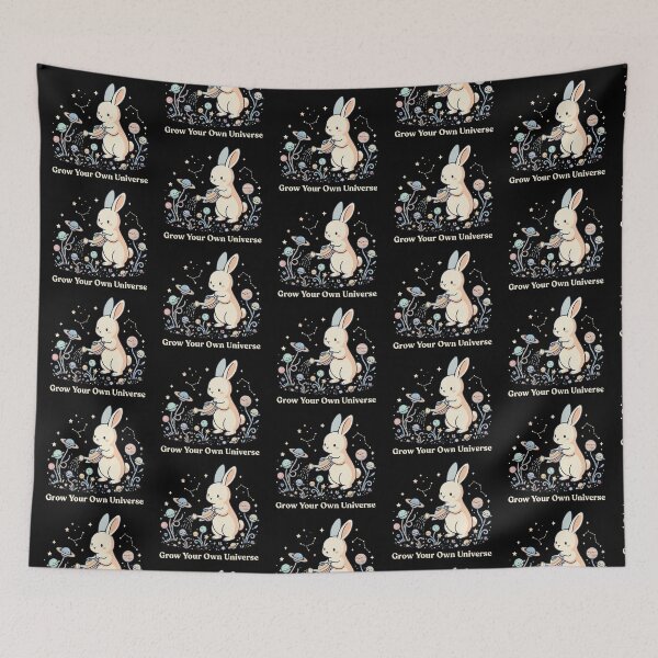 Item preview, Grow Your Own Universe Cute Space Bunny designed and sold by Dogandesighn.