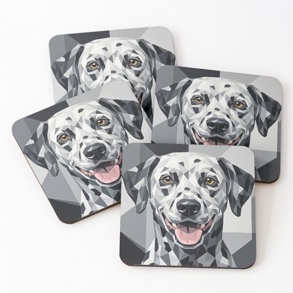 Item preview, Dalmatian Geometric Pop Art Portrait designed and sold by Pfotenfaden.