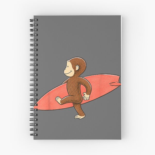 Item preview, Cute Monkey Carrying Surfboard Beach Summer designed and sold by KristineLi.