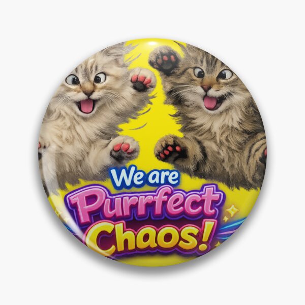 Item preview, We Are Purrfect Chaos Cats Yellow designed and sold by ptchris65.