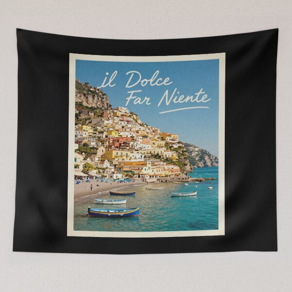Item preview, il Dolce far niente designed and sold by LaughandLaugh.