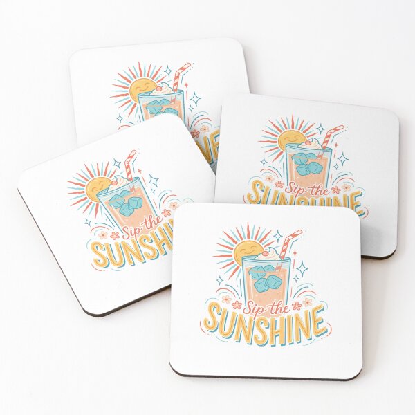 Item preview, Iced coffee and sun - Coffee and sunshine - Coffee lover -  Trendy summer - Summer graphic - Sunshine Vacation - Summer vibes - Summer travel - Iced coffee season designed and sold by JansenGS.
