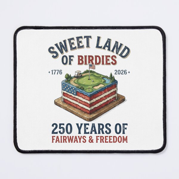 Item preview, Sweet Land of Birdies - 250 Years of USA Fairways and Freedom designed and sold by dudelinart.