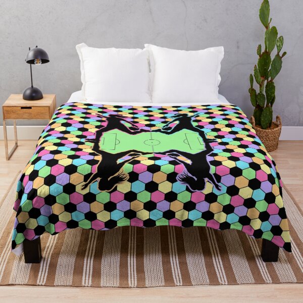 Item preview, Symmetrical Soccer Colourful Women's Football Art  designed and sold by BlackthornDsign.