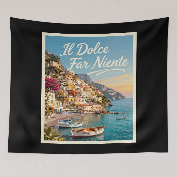 Item preview, il Dolce far niente designed and sold by LaughandLaugh.