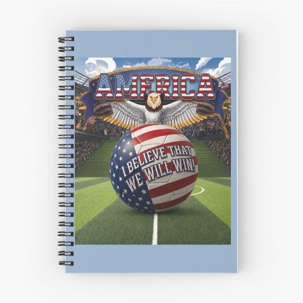 Item preview, America Soccer Eagle I Believe We Will Win designed and sold by Flirt-Teez.