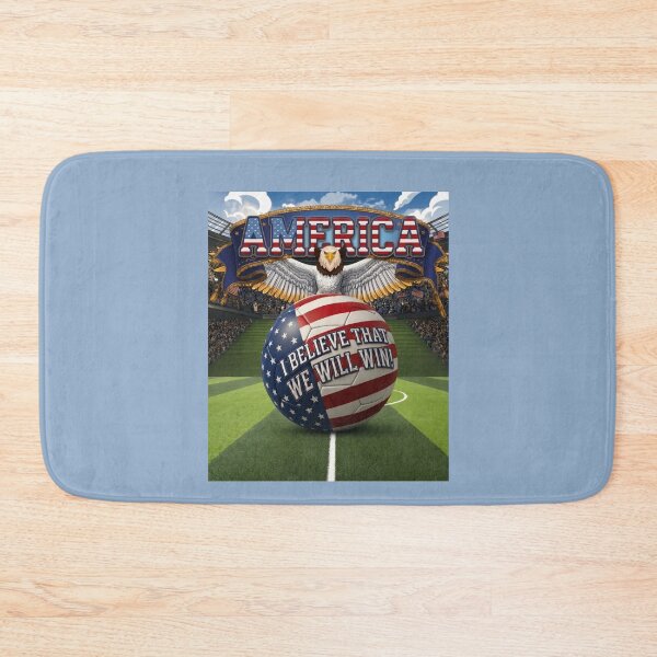 Item preview, America Soccer Eagle I Believe We Will Win designed and sold by Flirt-Teez.
