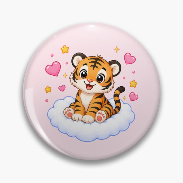 Item preview, Cute Tiger on a Cloud designed and sold by Seculinator.
