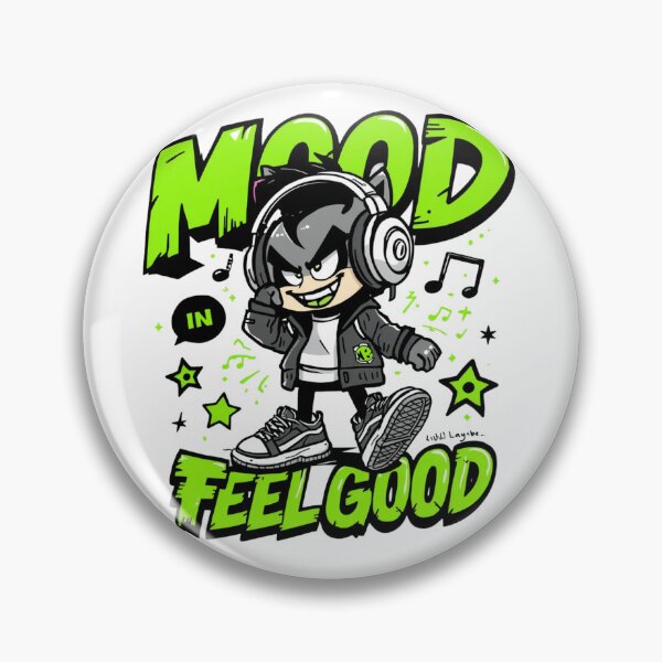 Item preview, Mood Feel Good - Anime Streetwear Gamer Vibe designed and sold by aminomen.
