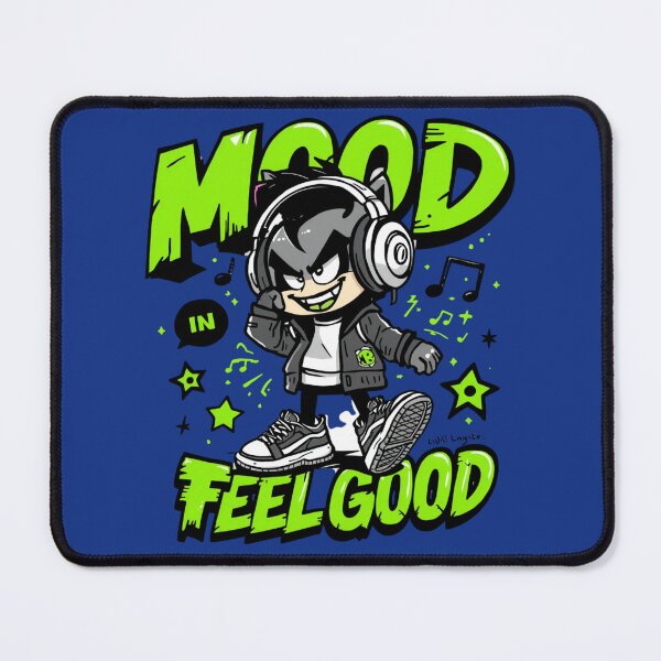 Item preview, Mood Feel Good - Anime Streetwear Gamer Vibe designed and sold by aminomen.