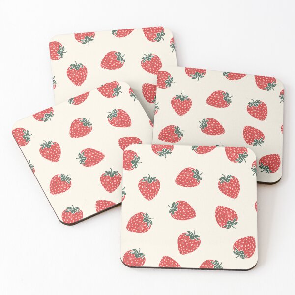 Item preview, Cream Strawberry Picnic designed and sold by BillieBroome.
