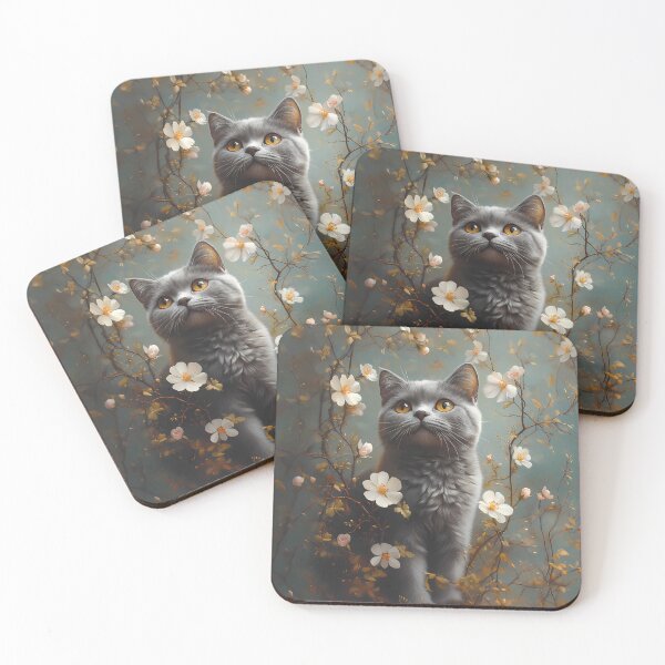 Item preview,  Cat Among Wildflowers – Cottagecore Floral Cat Art. designed and sold by GGAUL.