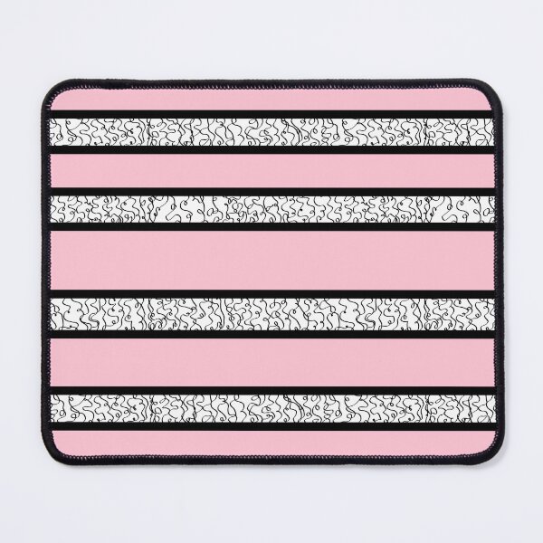 Item preview, Black and White Stripes on Pink designed and sold by JaygiesDesign.