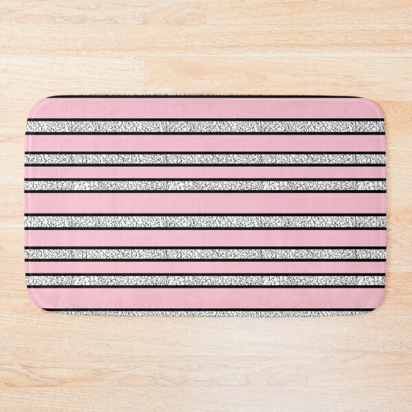Item preview, Black and White Stripes on Pink designed and sold by JaygiesDesign.