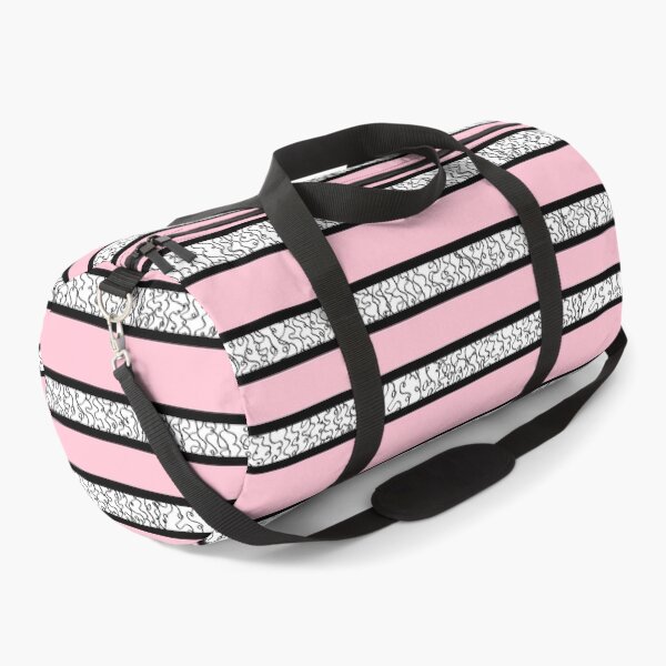 Item preview, Black and White Stripes on Pink designed and sold by JaygiesDesign.