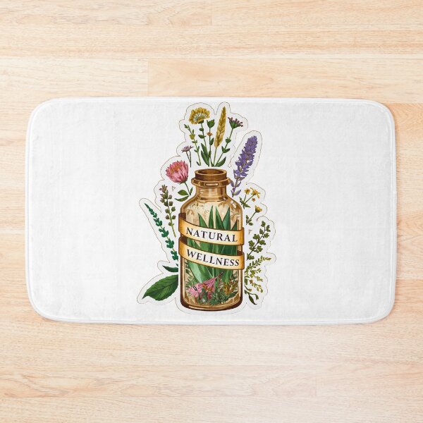 Item preview, Natural Wellness Botanical Bottle Sticker | Professional Gift designed and sold by Kavya Art.
