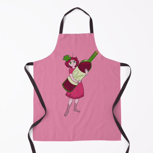 Item preview, Woman holding giant wine bottle designed and sold by selkaycik.