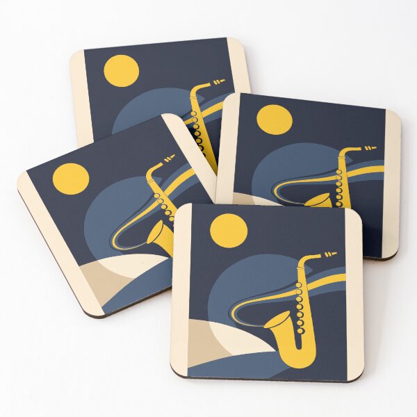 Item preview, Saxophone Jazz Print, Minimalist Music Art designed and sold by Studio pod Burom.