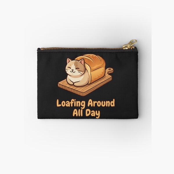 Item preview, Loafing Around All Day Cute Cat Bread Vintry Off designed and sold by VintryOff.