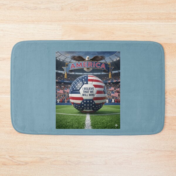 Item preview, Patriotic USA Soccer Ball We Will Win Fan designed and sold by Flirt-Teez.