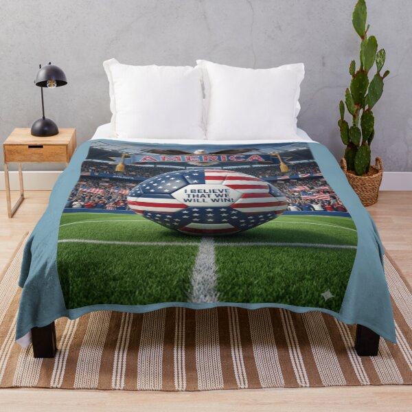 Item preview, Patriotic USA Soccer Ball We Will Win Fan designed and sold by Flirt-Teez.