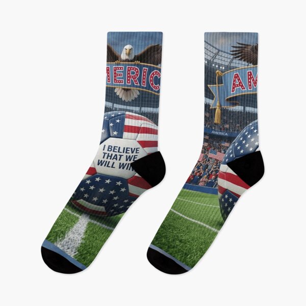 Item preview, Patriotic USA Soccer Ball We Will Win Fan designed and sold by Flirt-Teez.