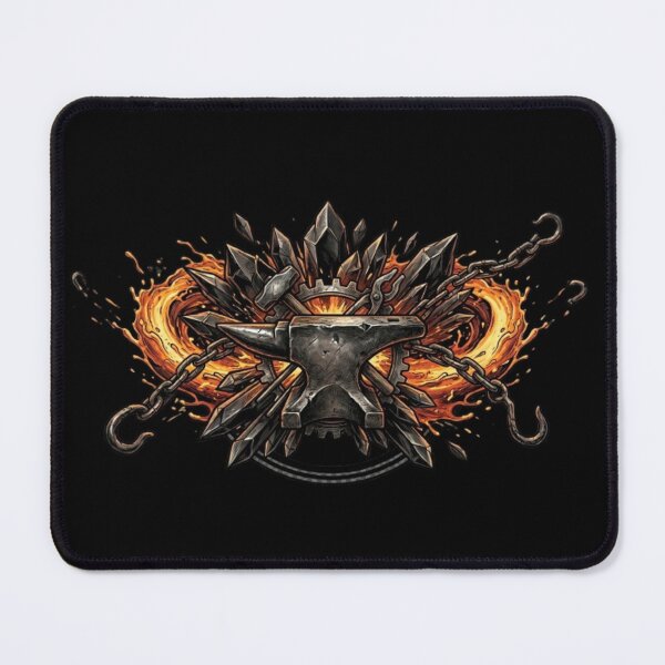 Item preview, Heavy Metal Blacksmith Anvil - Chaotic Maximalist Industrial Art designed and sold by krish-prints.